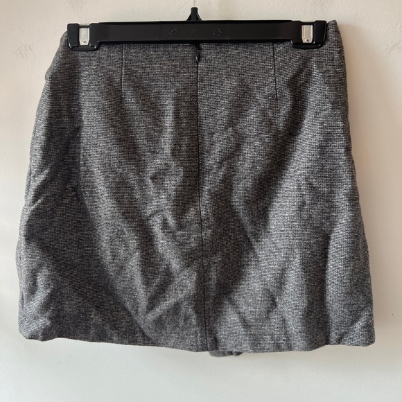 Wilfred Charcoal Mini Wrap Tie Skirt 6 - Picture 9 of 11